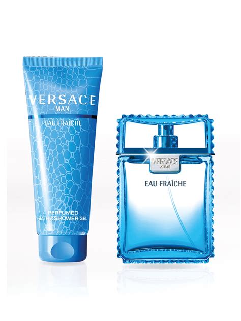 versace eau fraiche shower gel gift set|versace perfume mini gift set.